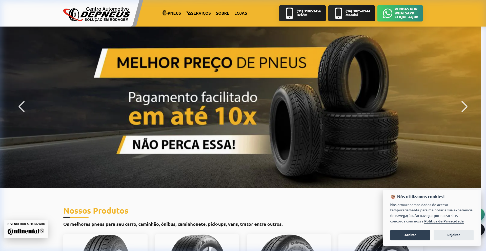 DE PNEUS